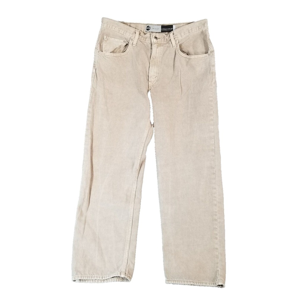 Levi's silver tab jeans women's 36x31 94 baggie Brown denim pants high-rise